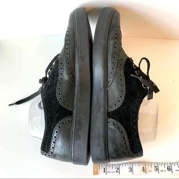 COLE HAAN Leather/Suede Wing Tip Oxfords—SZ. 9.5 - Picture 8 of 13